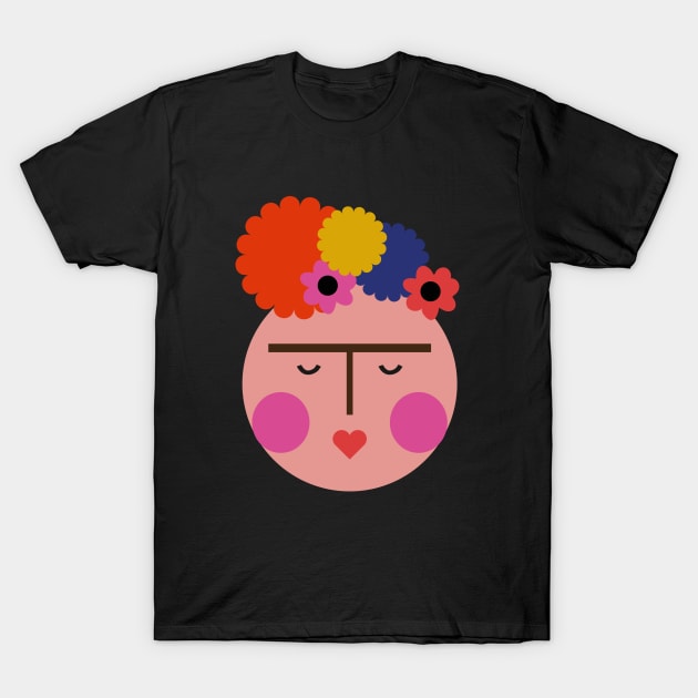 Frida kahlo portrait T-Shirt by sugarcloudlb-studio